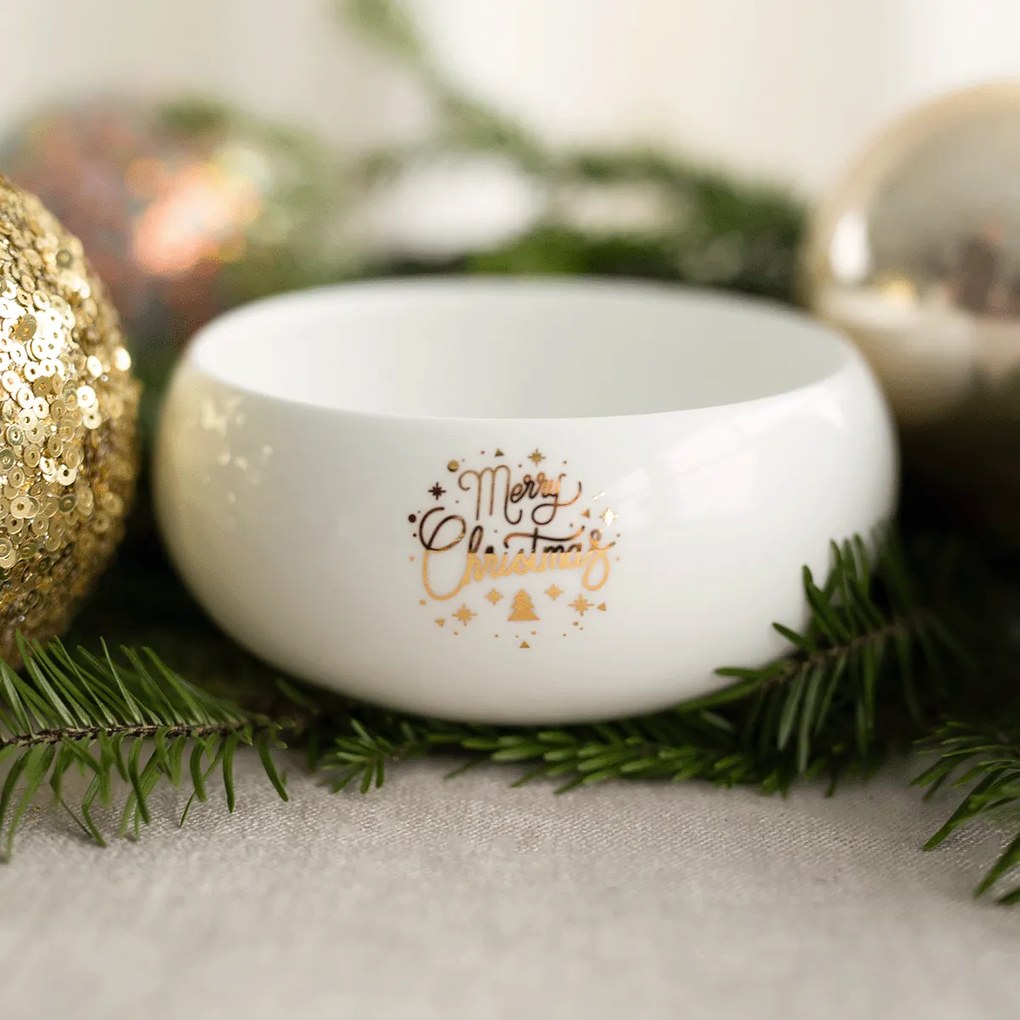 Miska na cereálie 10 cm - Premium Platinum Line Merry Christmas - 490042