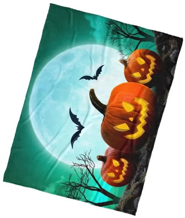 Detská deka Tekvica Halloween 150x200 cm
