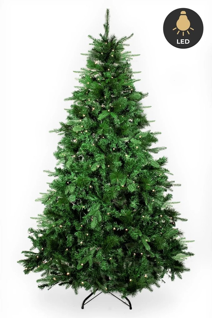 Jedľa Canadia s LED osvetlením 180 cm - umelý vianočné stromček