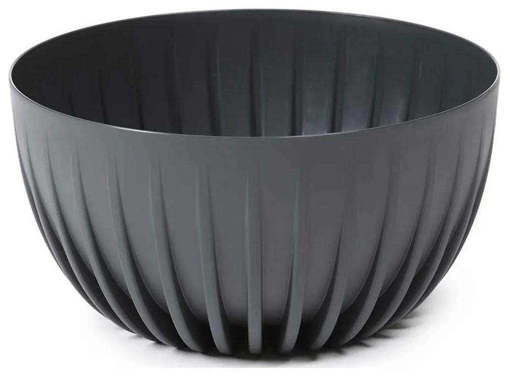 Kvetináč STRIPPED ECO 24 cm antracitový