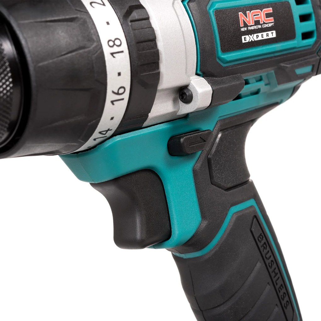 Aku vŕtačka s príklepom NAC CDB-70-BL-I-LI-20V