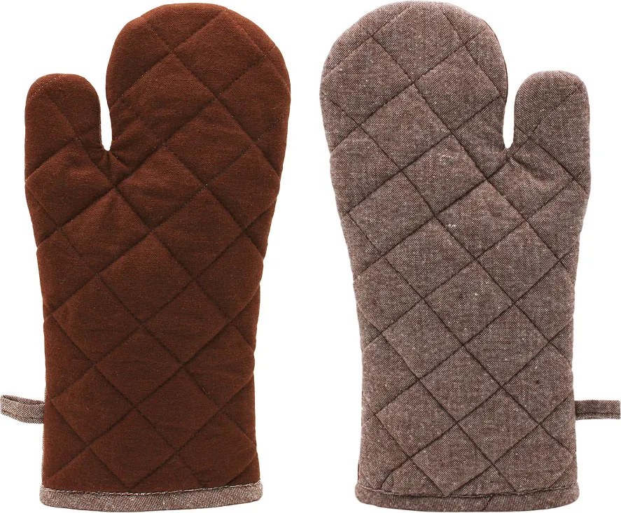 Home Elements Kuchynská chňapka, čokoládová a režná