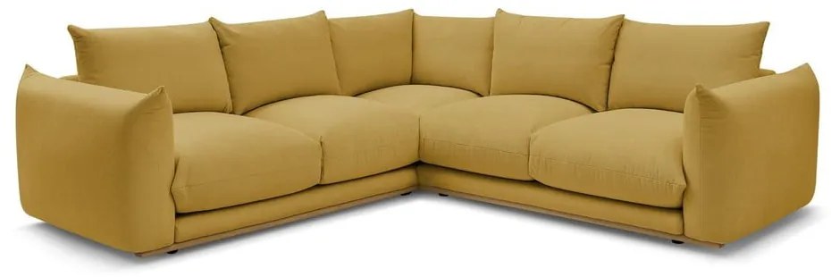 Žltá rohová pohovka Ernest – Bobochic Paris