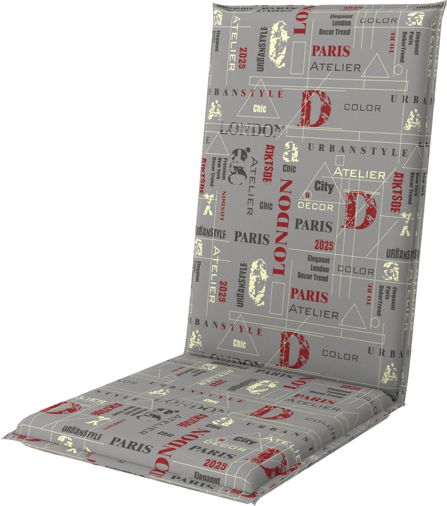 Doppler LIVING 1112 červená/šedá