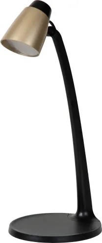 Lucide 18660/05/02 - LED Stolná lampa LUDO LED/4,5W/230V čierna/zlatá