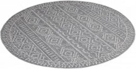 Koberec ARRUBA 4917 svetlosivý kruh
