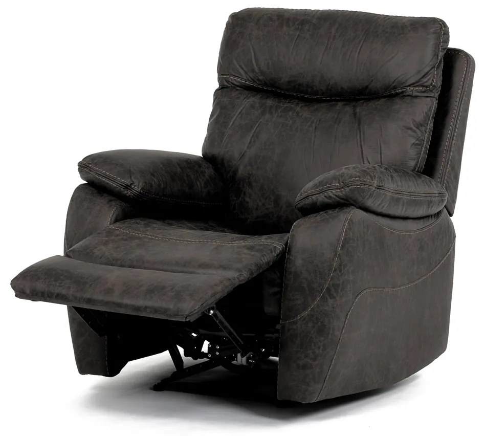 Autronic - TV a relaxační křeslo s elektrickým ovládáním, potah coffee látka v dekoru vintage, 1 motor 240V - TV-4094 COF3