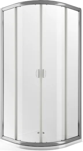 Roltechnik Outlet Štvrťkruhový sprchový kút MR2 - bez vaničky ROTH-Variant: rozmery: 80x80 cm - (MR2/80x80 - 544-800R55N-00-02), ROTH-Profily: profil…