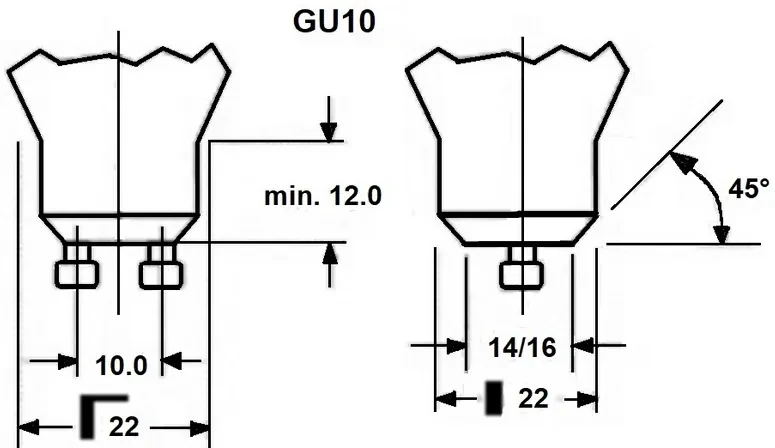 Diolamp SMD LED Reflektor PAR16 7W/GU10/230V/6000K/555Lm/105°