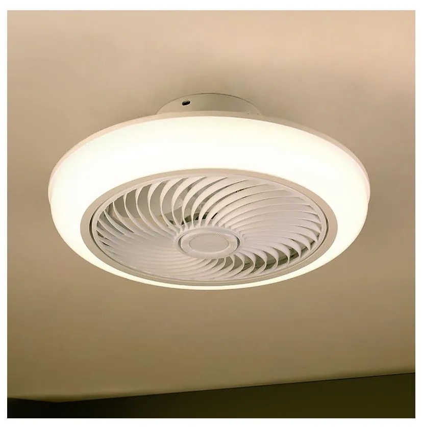 Brilagi-LED stmievateľné svietidlo s ventilátorom LED/30W/230V 3000-6500K biele+ BG1620