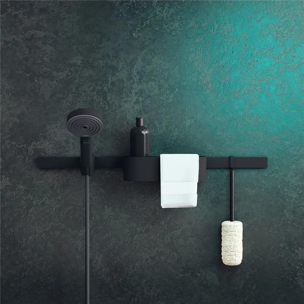 HANSGROHE Pulsify Select S ručná sprcha 3jet Relaxation, priemer 105 mm, matná čierna, 24110670