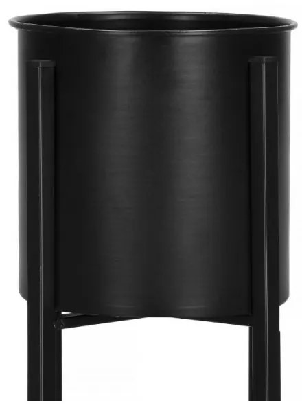 SPRINGOS Kvetináč so stojanom 74 cm, čierny SPRINGOS COMET