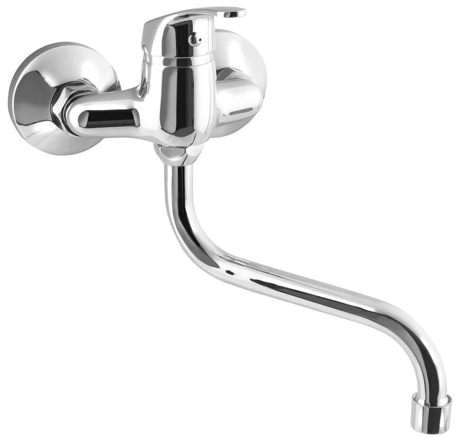 Aqualine, AQUALINE 35 nástenná batéria, 100mm rozteč, ramienko-S, chróm, 52232