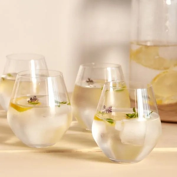Sada štyroch pohárov BRILLIANT ALL priesvitná 952535 500 ml