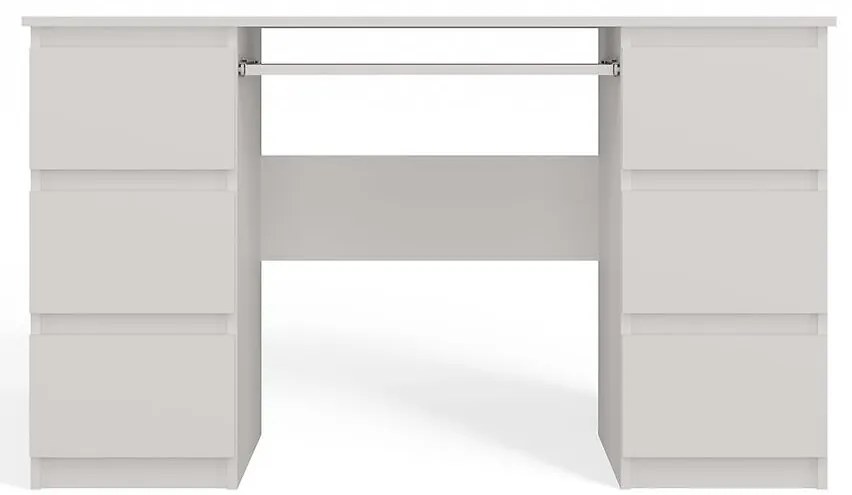 Písací stôl Kuba Biela Mat Antracit