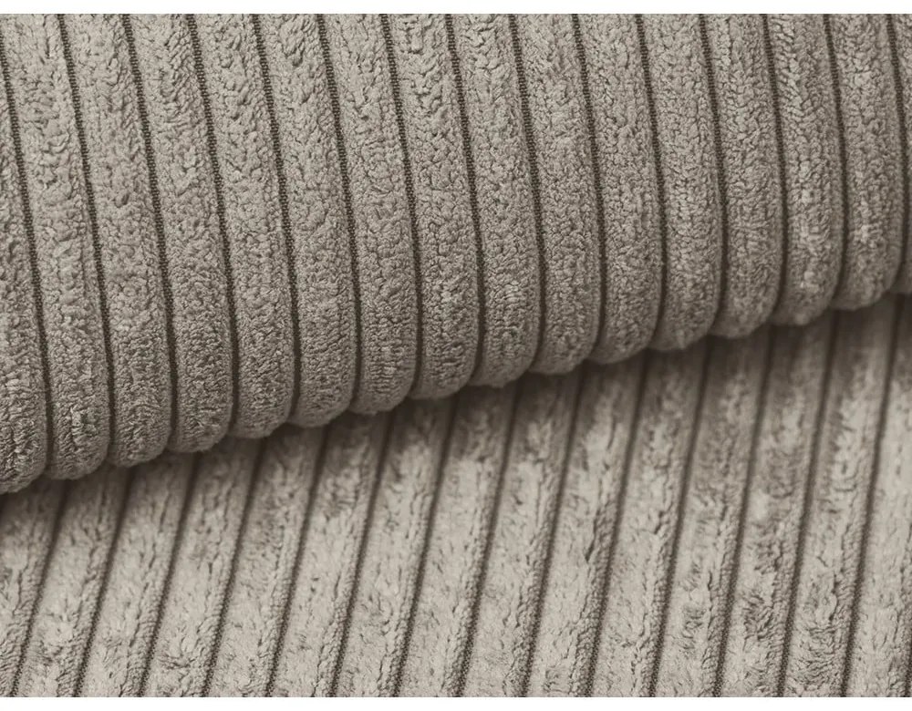 Svetlohnedá menčestrová rozkladacia pohovka 195 cm Nona – Makamii