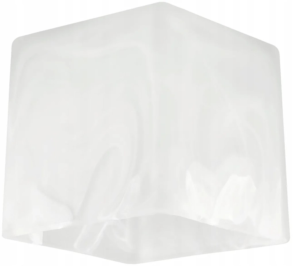 BERGE LED závesné stropné svietidlo, drevený trám, 3xE27, loft, mliečna kocka