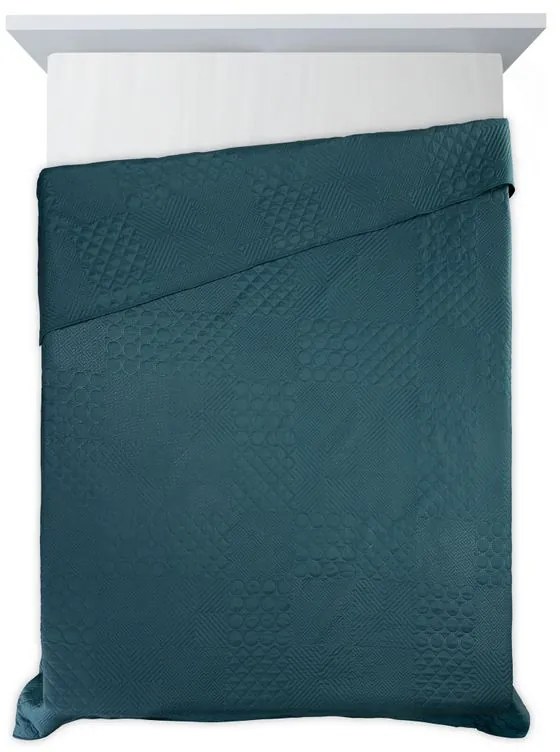 Dekorstudio Moderný prehoz na posteľ BONI5 tmavotyrkysový Rozmer prehozu (šírka x dĺžka): 170x210cm