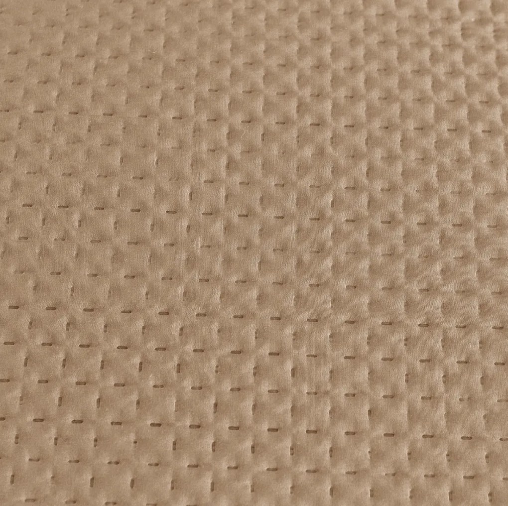 Prehoz na posteľ MONTEGO, tmavobéžový Rozmer: 170 x 210 cm