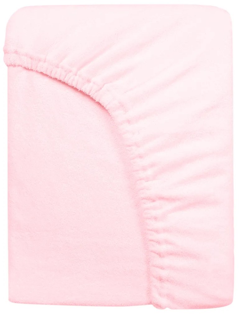 FROTÉ PRESTIERADLO 006/170 180X200 CM SVETLORUŽOVÉ