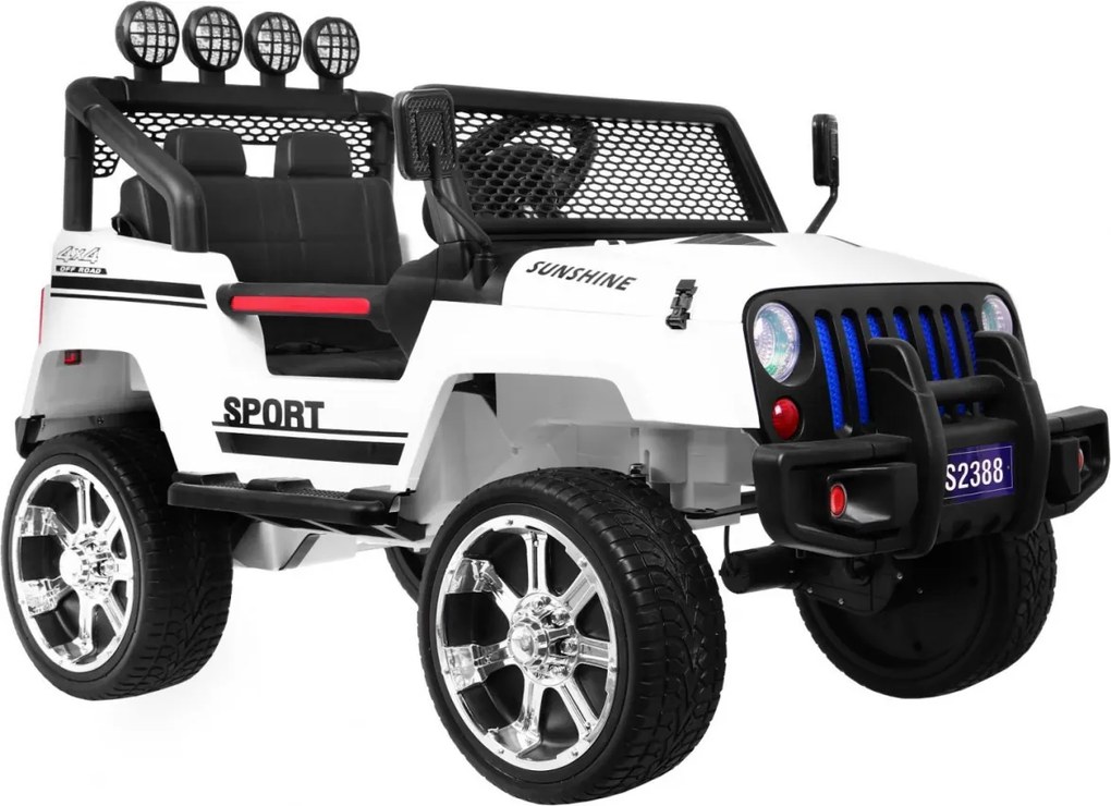 Ramiz Terénne autíčko Raptor Drifter biele 4x4 off-road pre deti