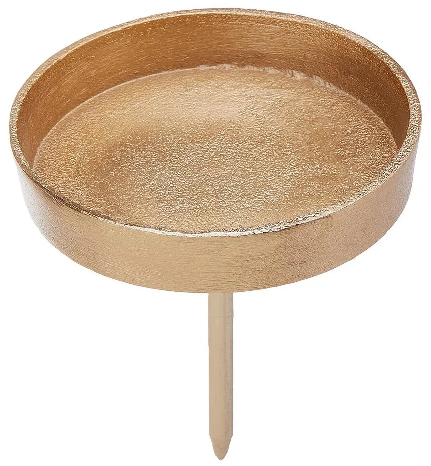 ADVENT Bodec na sviečku 8 cm - zlatá