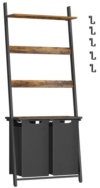 VASAGLE Kôš na bielizeň 92 l SONGMICS BLH221 Farba: sivá