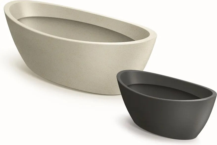 Kvetináč Arias Oval pieskový