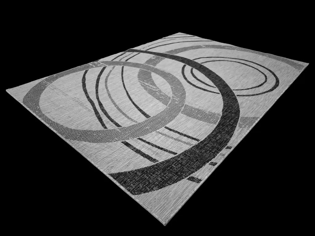 BE Koberec Eqos 0003 GREY – sivý obdĺžnikový Rozmer: 140x190 cm