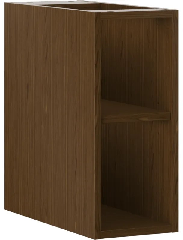 Mexen Box-A, otvorená skrinka s policou 20 cm, orech, 91AX2-0200-470-0-86