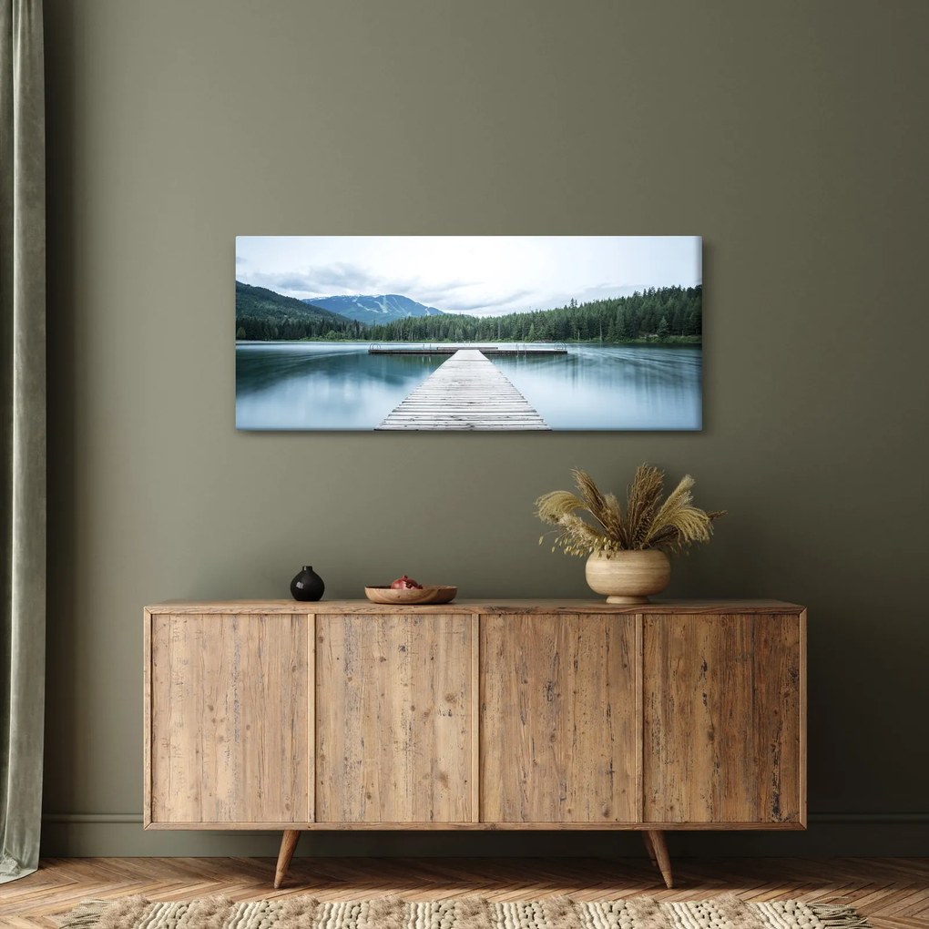 Obraz - Pri pohľade z móla (120x50 cm)