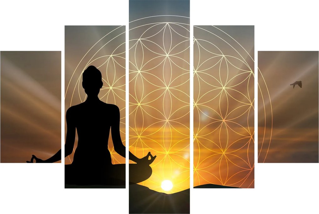 Obraz meditácie (150x105 cm)