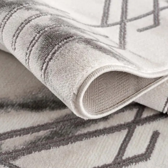 Koberec Noa 9297 sivý kruh