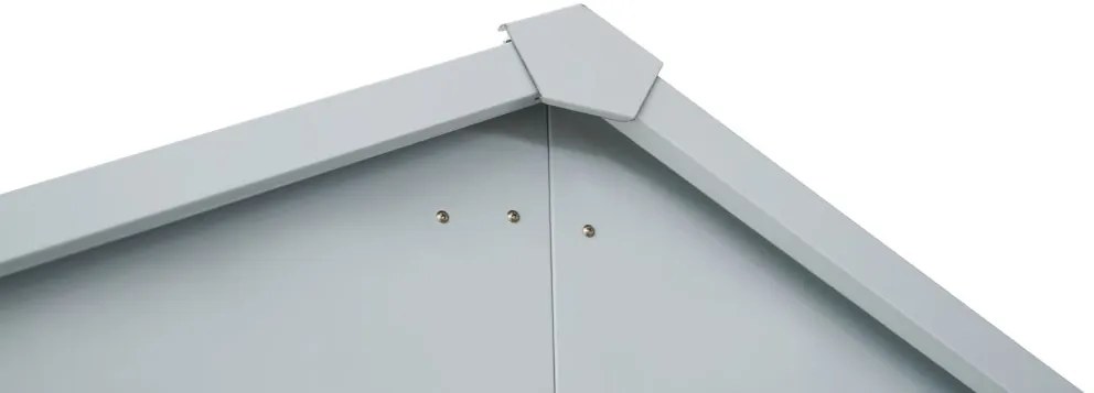 Záhradný domček BestBerg ZCH-4AB / 4,5 m² / 259 x 172 x 222 cm / sivá/biela