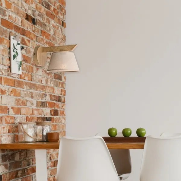 Nástenné svietidlo ANTONIO 1xE14/40W/230V dub