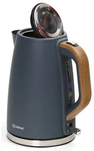 Rýchlovarná kanvica 1,7 l 2400W/230V nerez/šedá