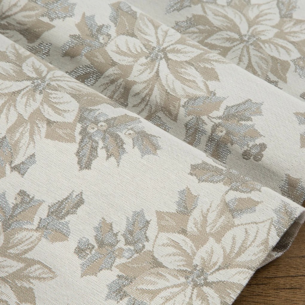 VIANOČNÝ OBRUS NOEL2 135X180 CM VZOROVANÝ