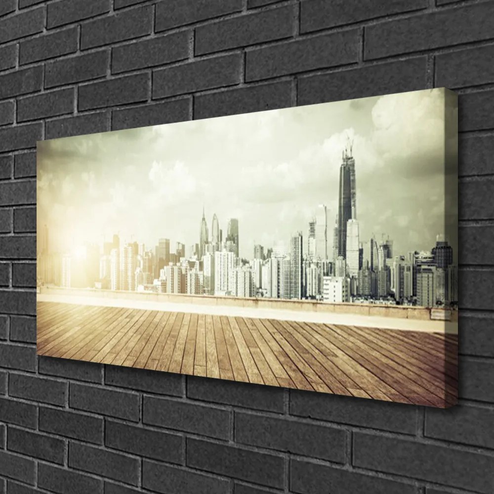 Obraz Canvas Mesto new york paneláky 120x60 cm