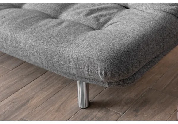 Dvojmiestná rozkladacia pohovka BINA svetlosivá