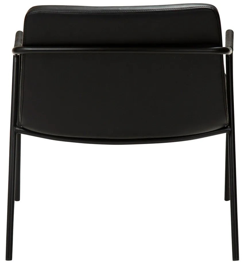 Čierne kreslo z imitácie kože DAN-FORM Denmark Boto