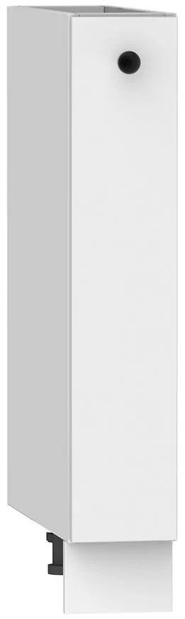 Kuchynská skrinka Adele D15 Cargo + Kôš Biely hrášok/Bi