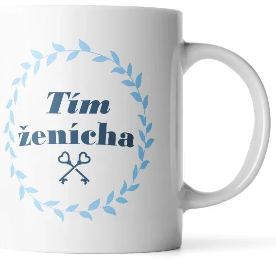 Sablio Hrnček Tím ženícha kľúče - 890 ml - XXL