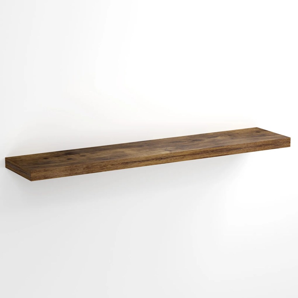 Casaria Nástenná polica FIGO+ konzola, 110 cm, tmavý dub