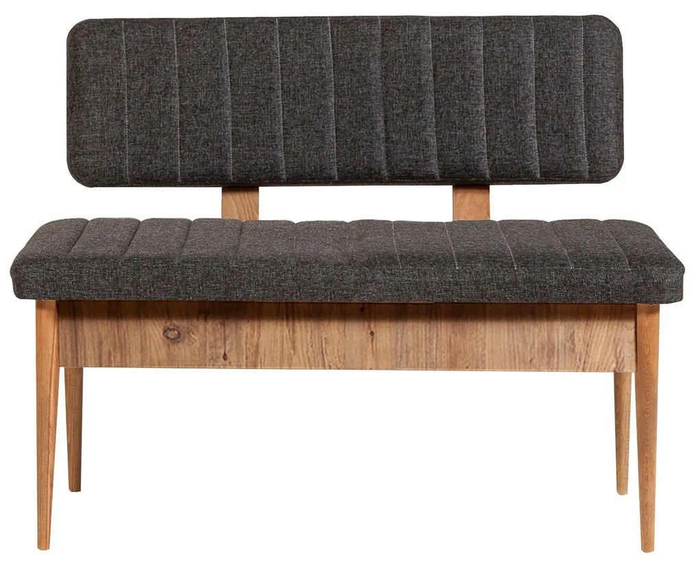 Lavica VINA s úložným priestorom 110 cm borovica atlantic/antracitová