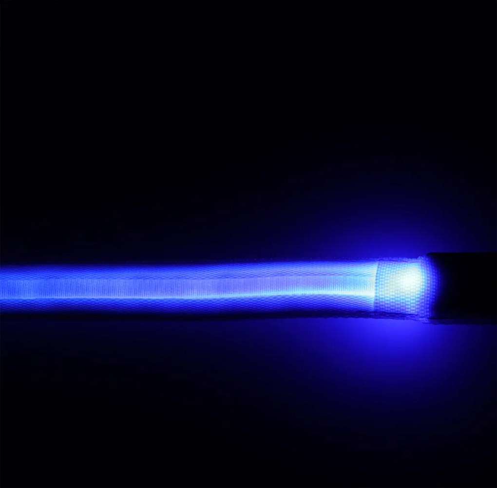 IKO LED svietiace vodítko pre psov 2,5x120cm - modré