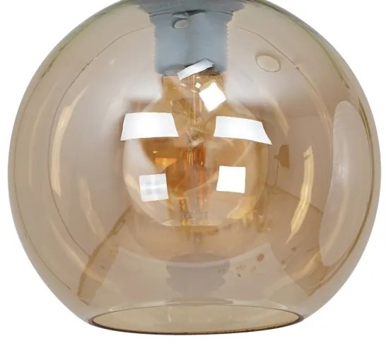 Stropné svietidlo SOFIA 1xE27/60W/230V hnedá