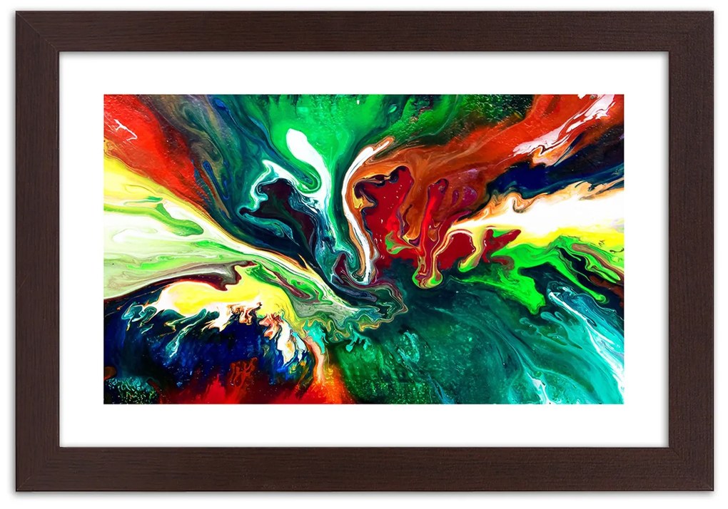 Gario Plagát Tekutá abstrakcia Farba rámu: Bez rámu, Rozmery: 30 x 20 cm