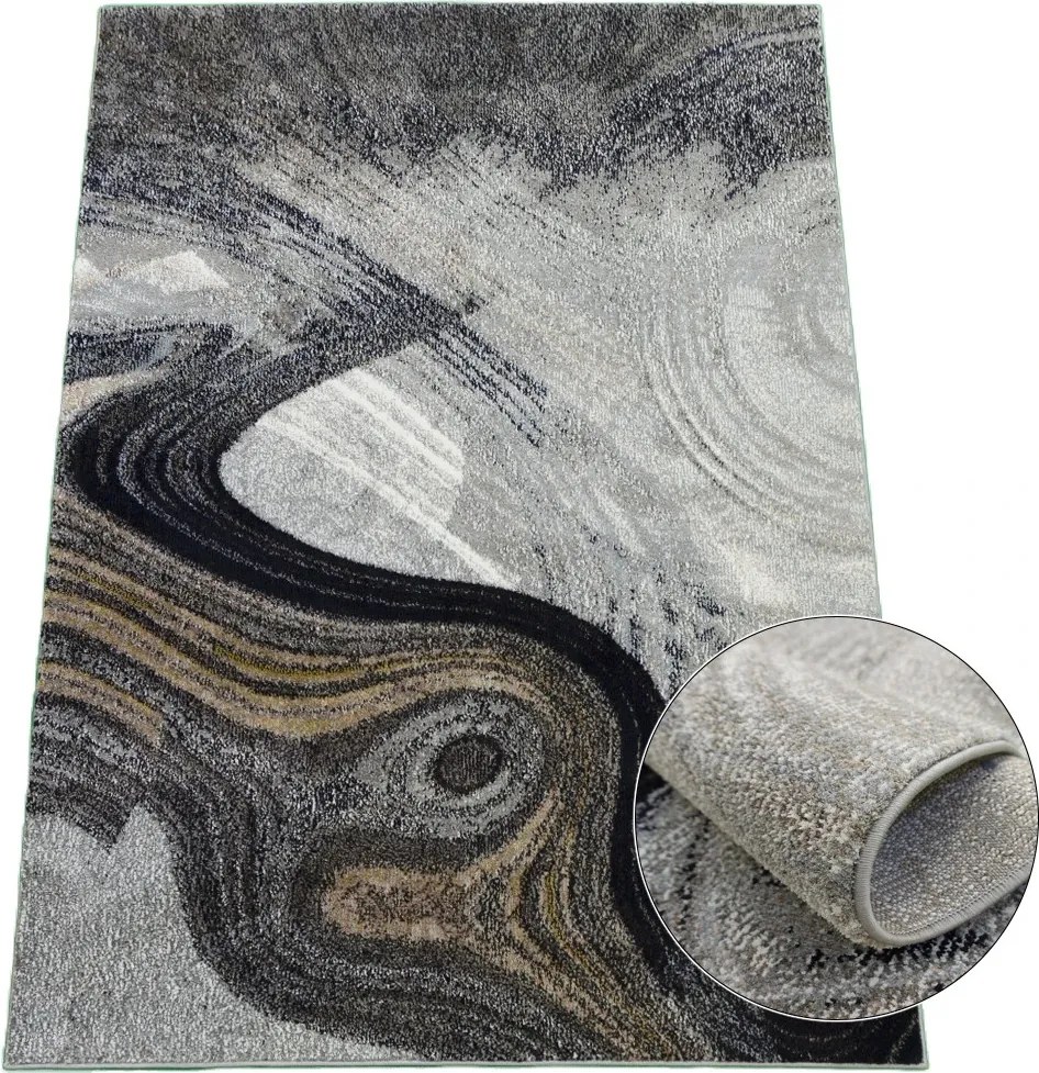 BE Koberec Microsofty 8305 MULTI – viacfarebný obdĺžnikový Rozmer: 120x180 cm