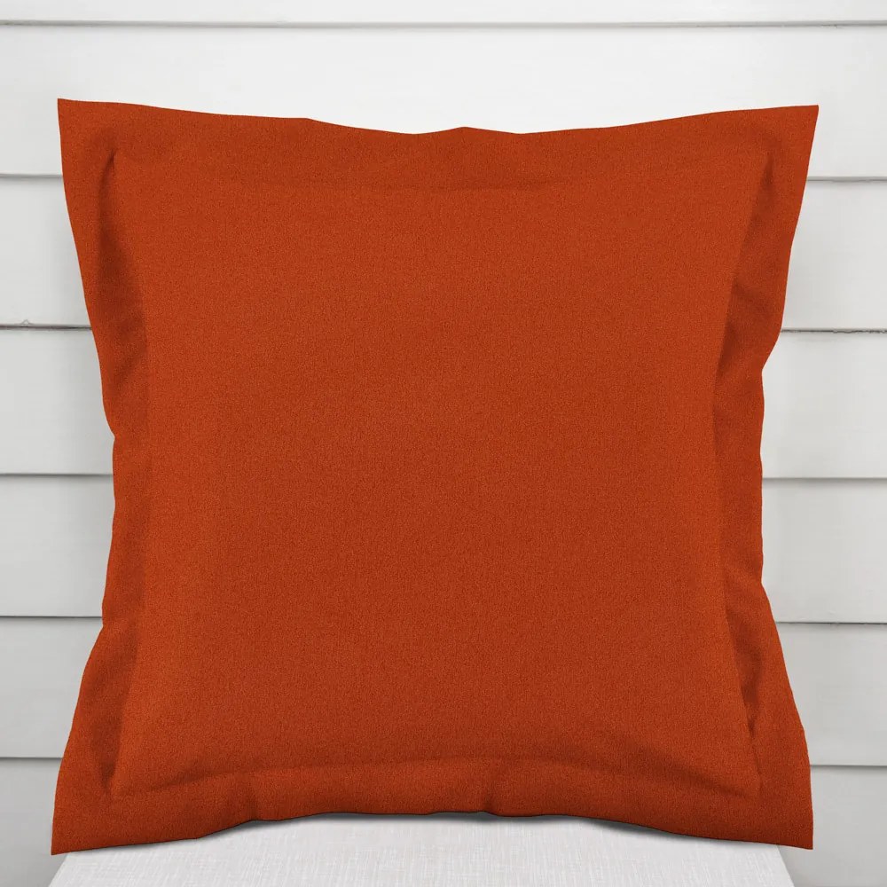 Biante Dekoračná obliečka na vankúš s lemom BKU-105 Tehlovo červená 30 x 50 cm