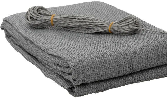 Balkónový kryt 0,8x4m, sivý